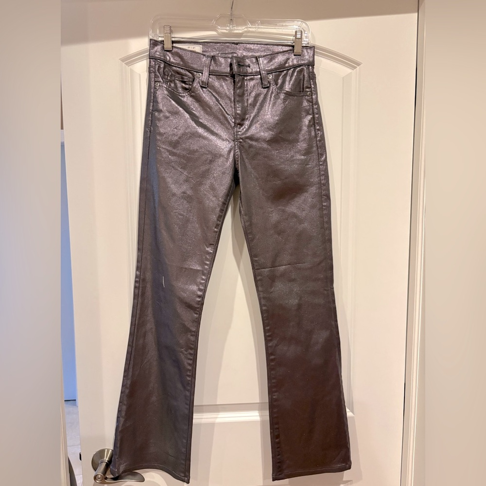 NEW GAP shimmery grayish boot leg pants *l   *Size 27